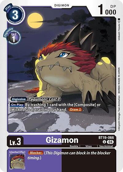 Gizamon Crop image Wallpaper