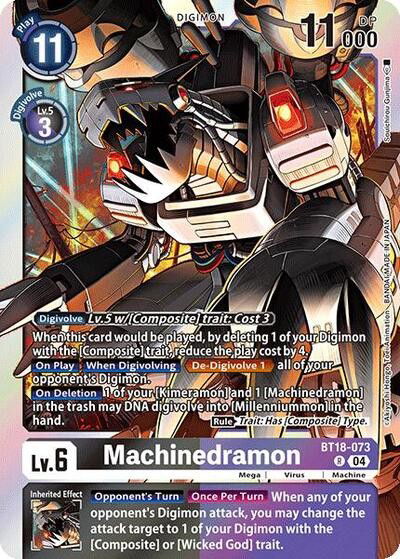 Machinedramon - BT18-073 Crop image Wallpaper