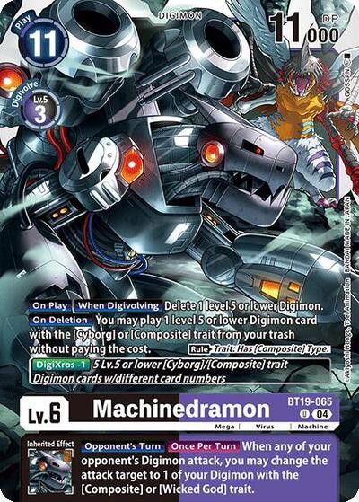 Machinedramon - BT19-065 Crop image Wallpaper