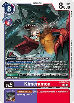 Kimeramon - BT19-070 image