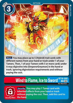 Wind to Flame, Ice to Sword image