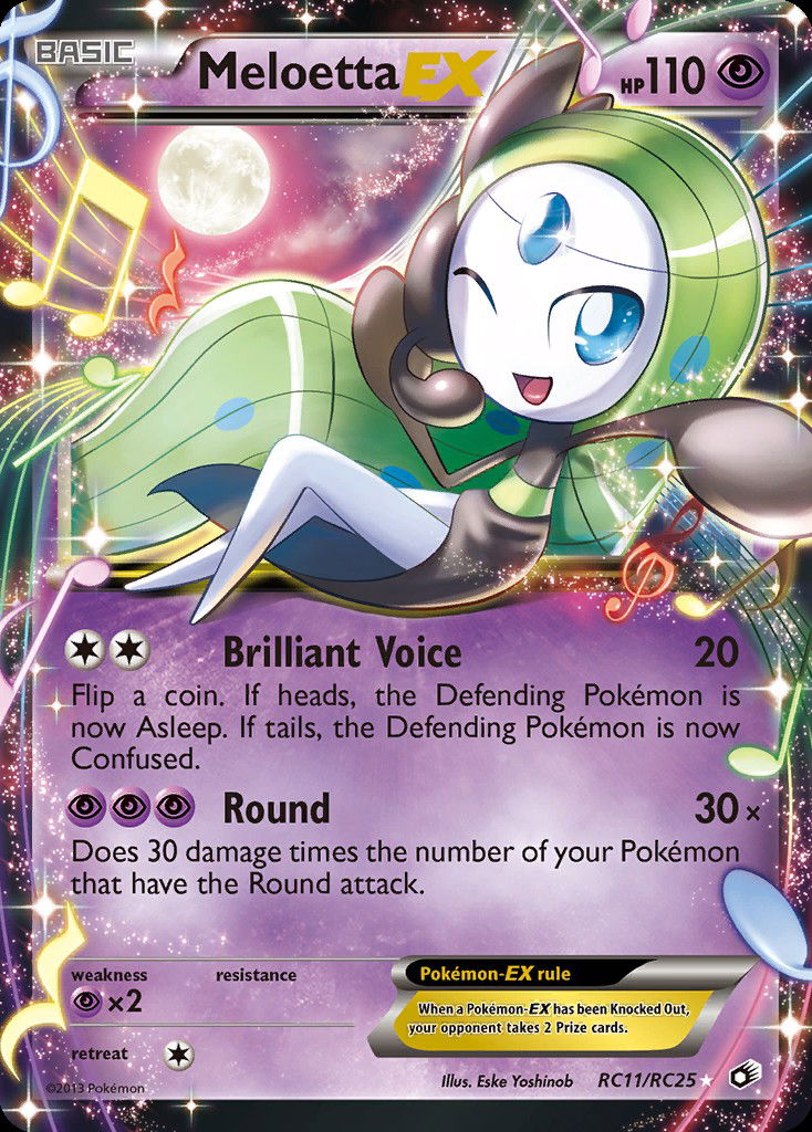 Meloetta-EX LTR RC11  Pokemon TCG POK Cards