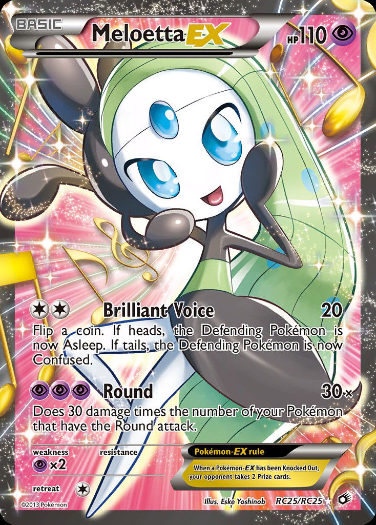 Meloetta-EX LTR RC25 Crop image Wallpaper