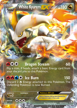 White Kyurem-EX LTR 101 image