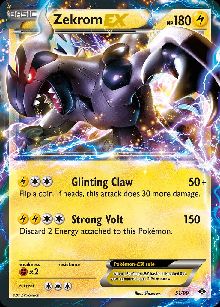 Zekrom-EX NXD 51  Pokemon TCG POK Cards