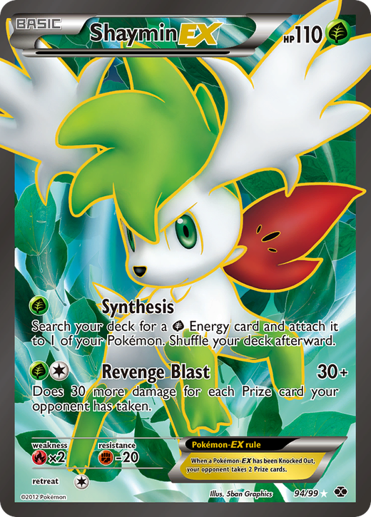 Shaymin-EX NXD 94 translates to Shaymin-EX NXD 94 in Portuguese. image