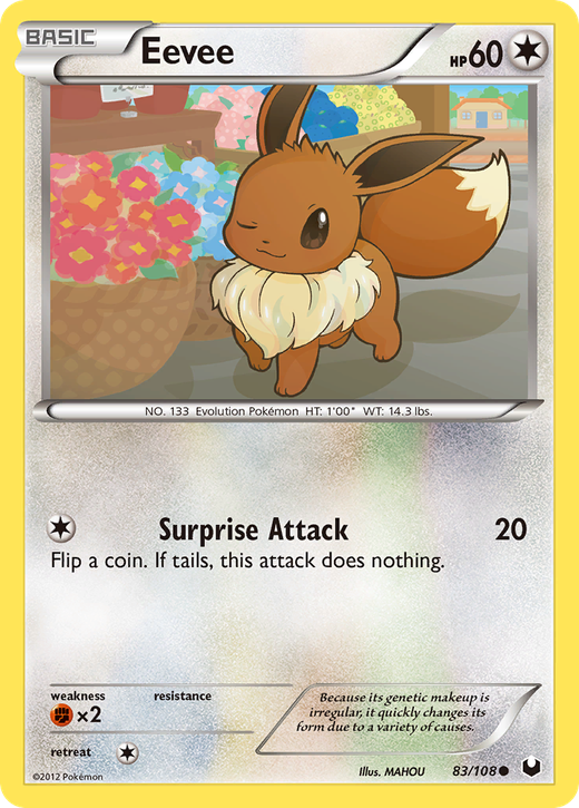 Eevee DEX 83 | Pokemon TCG POK Cards