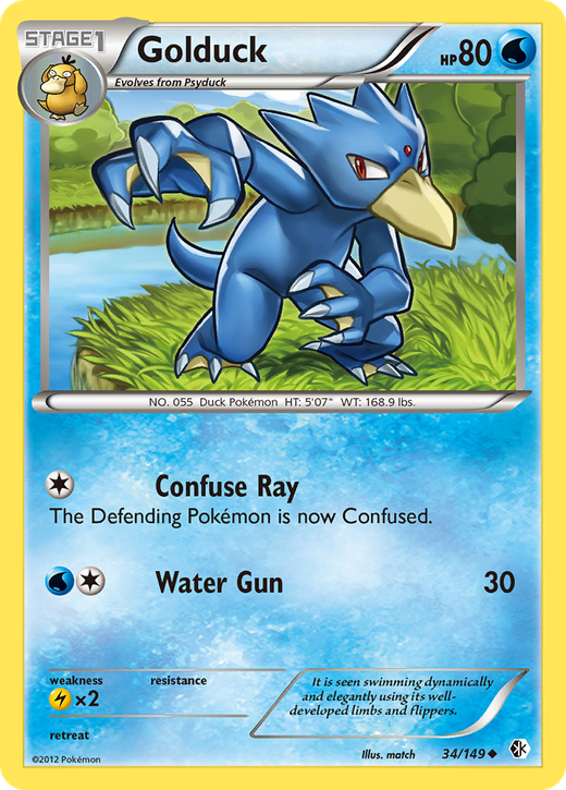 Golduck BCR 34 translates to Golduck BCR 34 in Spanish. image