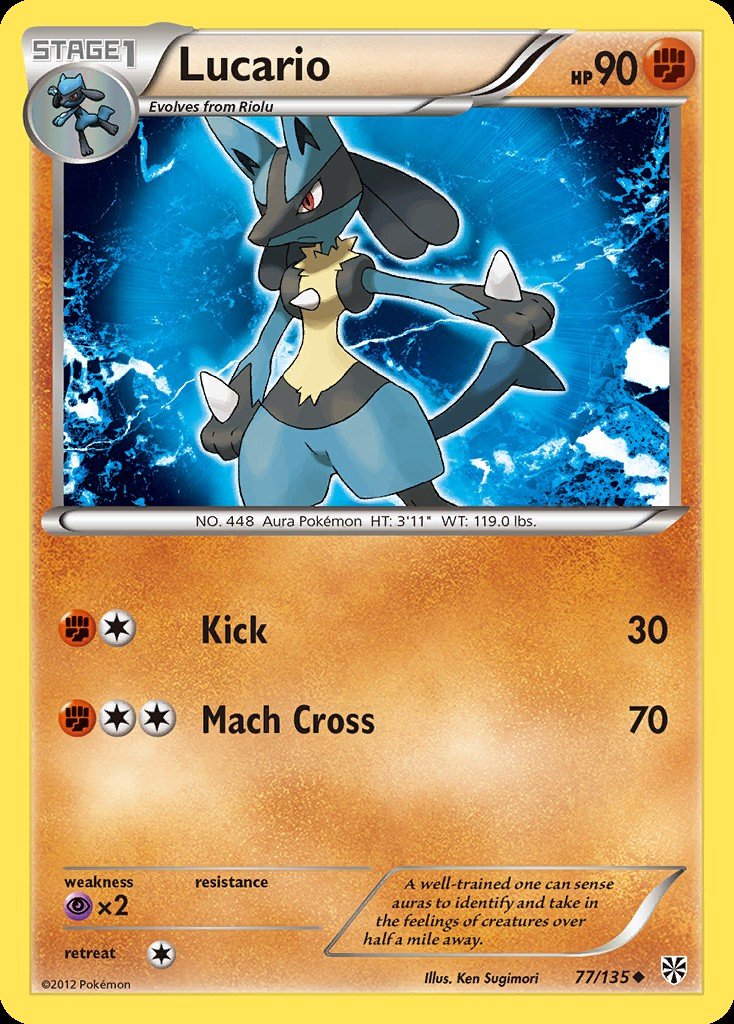 Lucario PLS 77  Pokemon TCG POK Cards