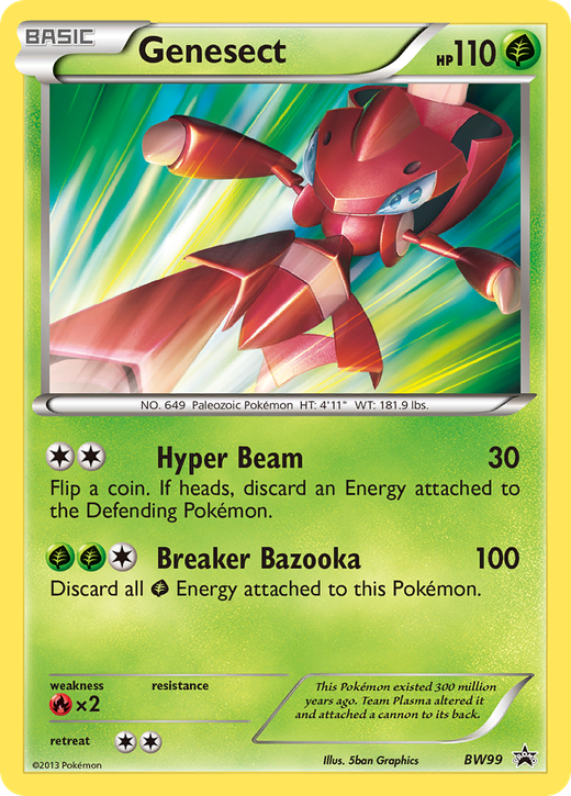 Genesect PR-BLW BW99 Full hd image