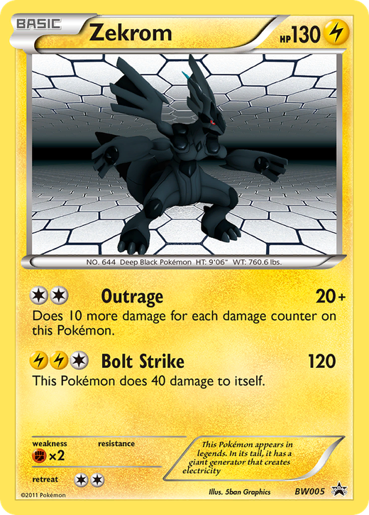 Zekrom PR-BLW BW005 image