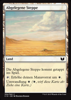 Abgelegene Steppe