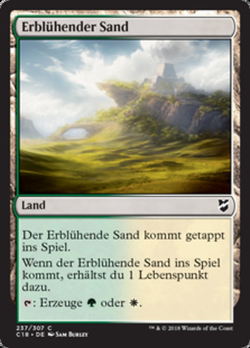 Erblühender Sand