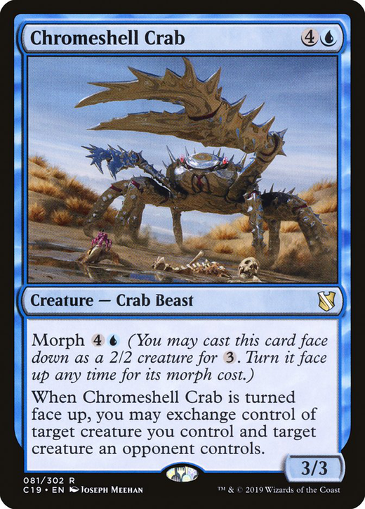 Chromeshell Crab image
