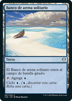 Banco de arena solitario