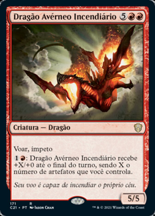Dragão Avérneo Incendiário image