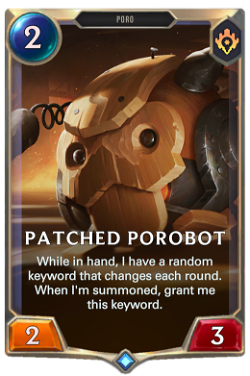 Patched Porobot