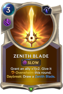 Zenith Blade