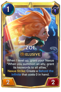 Zoe final level