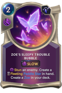 Zoe's Sleepy Trouble Bubble image