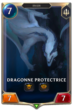 Dragonne protectrice