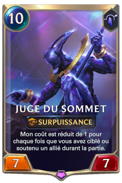 Juge du sommet image