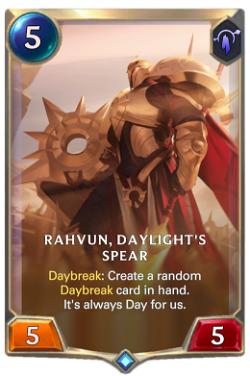 Rahvun, Daylight's Spear image