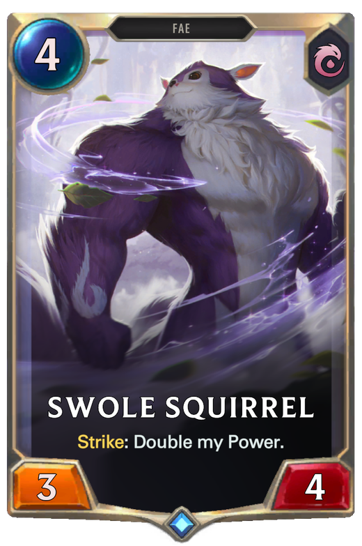 Swole Squirrel | Legends of Runeterra LOR Cards