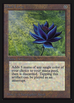 Schwarze Lotus