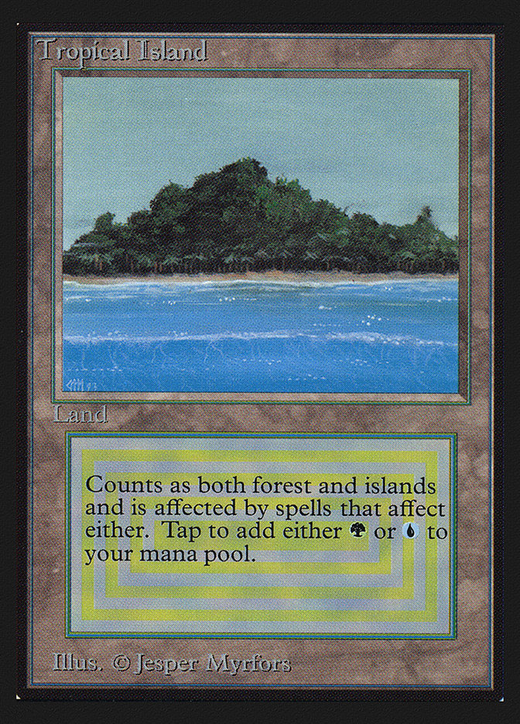 Tropical Island | Magic: the Gathering MTG Cards