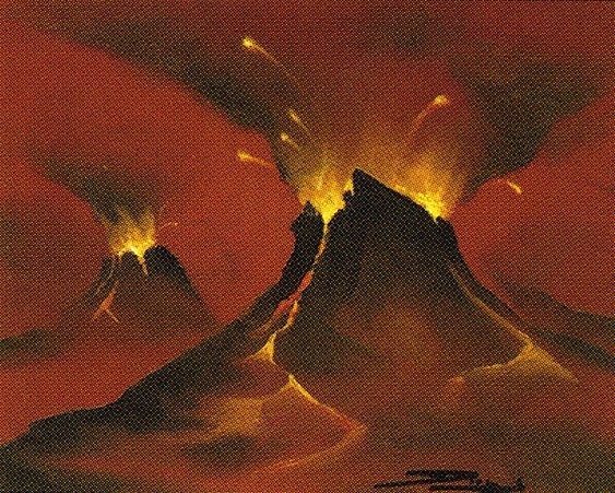 Volcanic Eruption Crop image Wallpaper