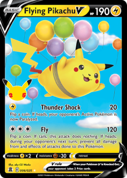 Flying Pikachu V CEL 6