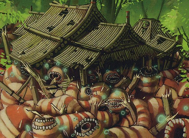 Feast of Worms Crop image Wallpaper