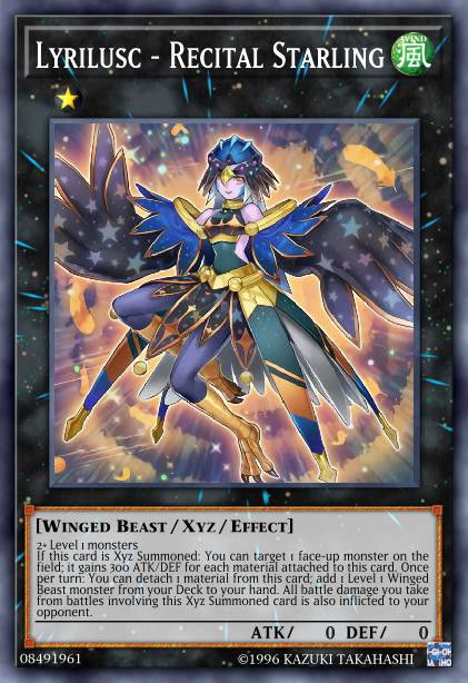 Lyrilusc Recital Starling Yu Gi Oh Tcg Ygo カード