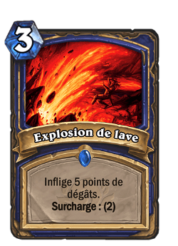 Explosion de lave