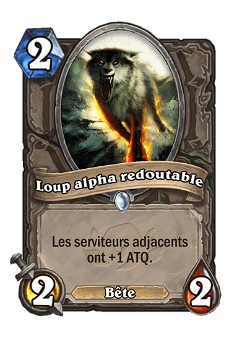 Loup alpha redoutable
