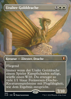 Uralter Golddrache