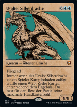 Uralter Silberdrache