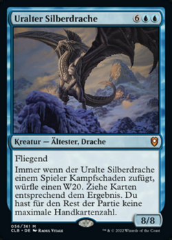 Uralter Silberdrache