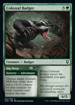 Colossal Badger // Dig Deep image