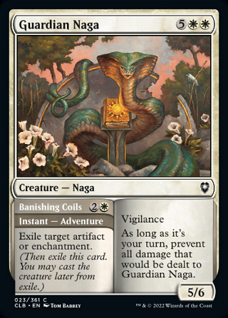 Guardian Naga // Banishing Coils image