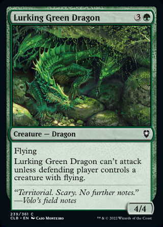 Lurking Green Dragon image