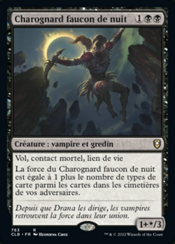 Charognard faucon de nuit