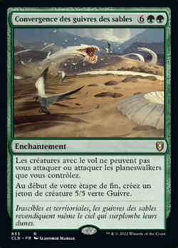 Convergence des guivres des sables