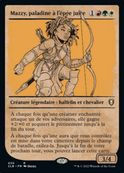 Mazzy, paladine à l'épée juste