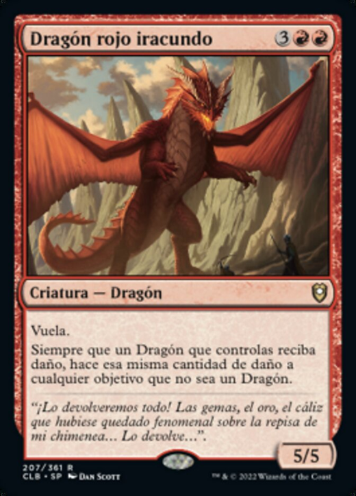 Wrathful Red Dragon Full hd image