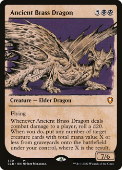 Dragon d'airain ancien