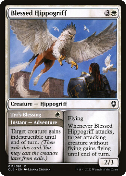 Blessed Hippogriff // Tyr's Blessing
축복받은 히포그리프 // 티르의 축복 image