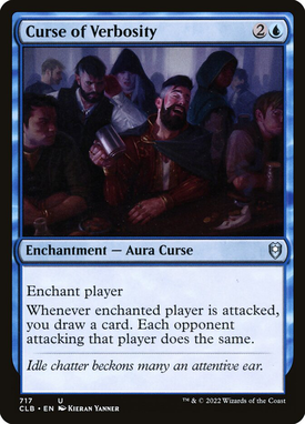 Curse of Verbosity | Magic: the Gathering MTG Cards