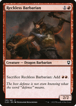 Reckless Barbarian image